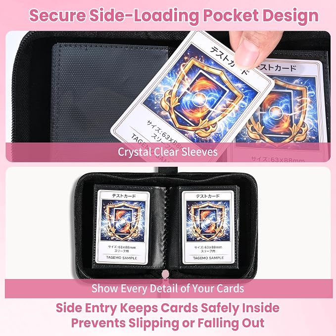 Mini Trading Card Binder Album, 1 Pocket Card Binder - Image 4