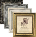 8x8 Picture Frames Set of 4, Rustic Retro Photo Frame by TKYGU