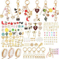 NewOasis 545Pcs Keychain Making Kit, Jewelry Making Supplies by Unknown