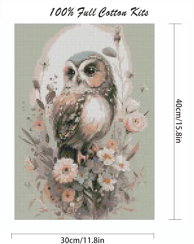 Mrnsiet Owl Counted Cross Stitch Kits - Image 2
