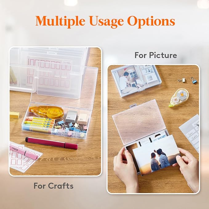 Lifewit 20 Pcs Photo Storage Box, Photo Albums 4x6 Pictures, Acid-Free - Image 8