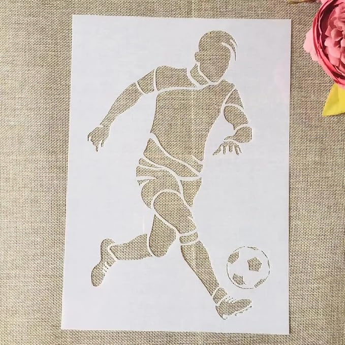 TIAMECH A4 Reusable Football Sports Stencil - Image 3