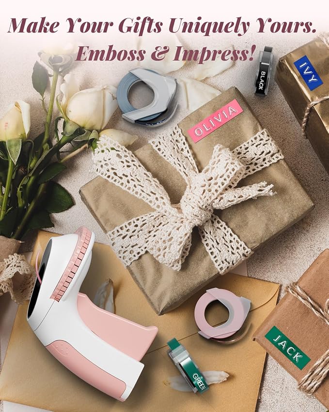 Phomemo Embossing Label Maker Machine, Scrapbook Junk Journal Supplies - Image 5