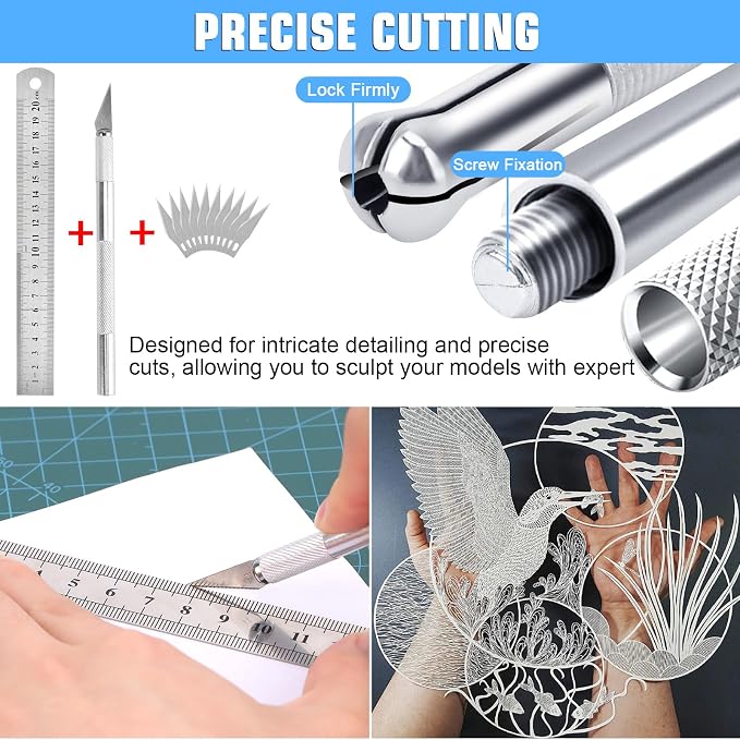Professional 53 PCS Gundam Model Tools Kit Hobby Building Tools Craft Set - Image 4