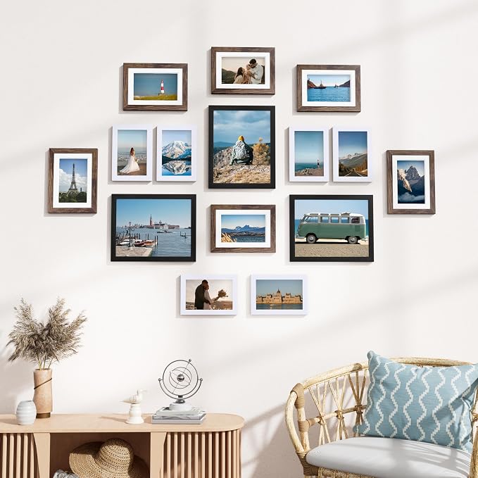 Vittanly 15 Pack Picture Frames Collage Wall Decor, Gallery Frame Set - Image 8