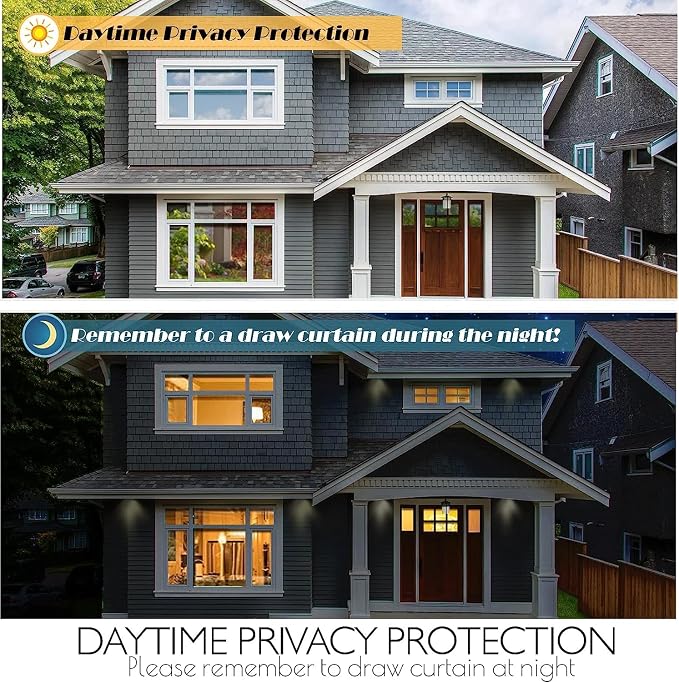 HIDBEA One Way Privacy Window Film, Daytime Mirror Reflective Heat Control UV - Image 6