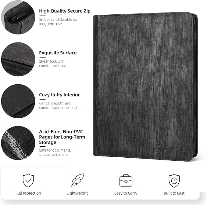 Card Binder 16 Pocket, Premium 1024 Double Sided Pocket Collection Binder - Image 5
