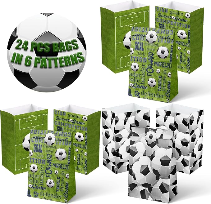 24 Soccer Party Favor Bags - Image 4