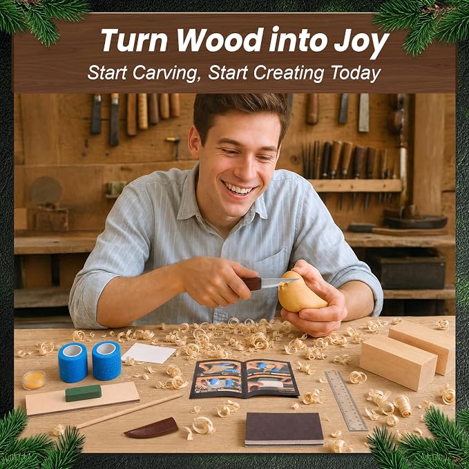 Wood Carving Kit Whittling Knife - Image 3