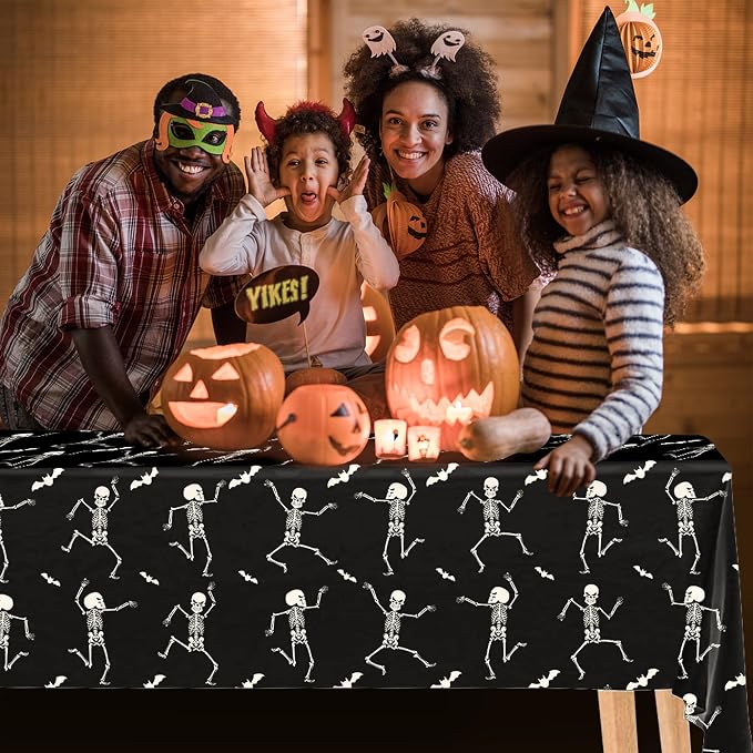 Iceyyyy 6 Packs Disposable Halloween Tablecloth - Image 4