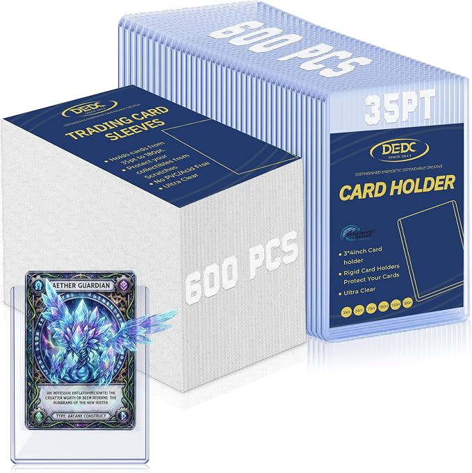 DEDC 600 Top Loaders Card Load Holder Storage by DEDC