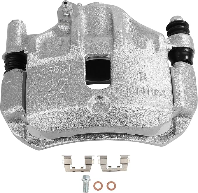 SCITOO 19B1492 Front Right Disc Brake Caliper Assembly w/Bracket For Hyundai For Accent/For Excel/For Scoupe,For Mitsubishi For Precis