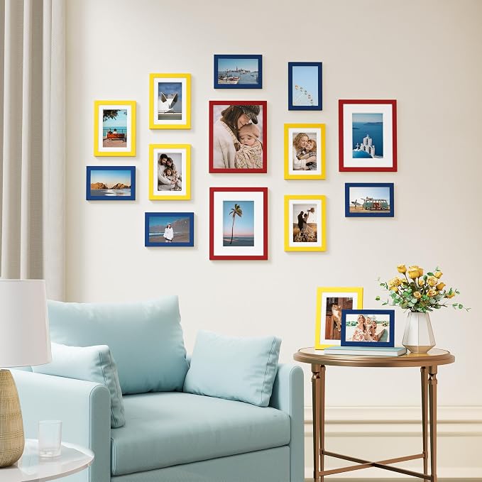 Vittanly 15 Pack Picture Frames Collage Wall Decor, Gallery Frame Set - Image 4