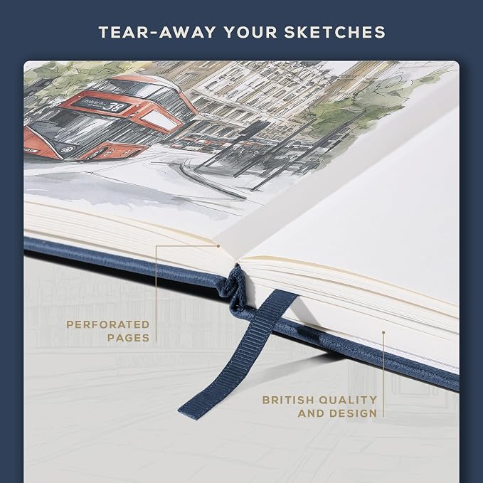 Beechmore Books Square Mixed Media Sketchbook - Image 5