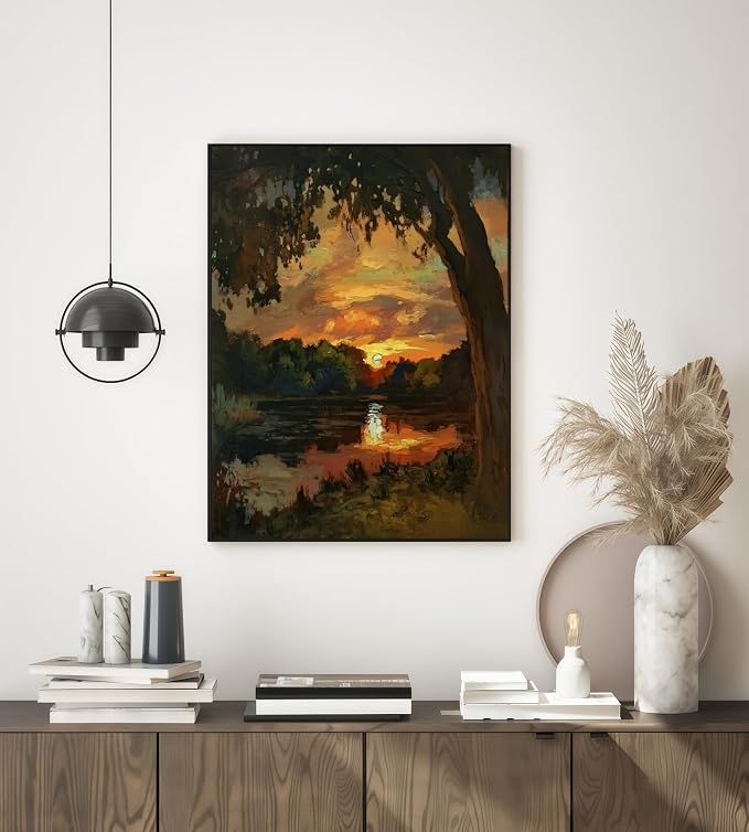 5DDIYART Forest Sunset Paint by Numbers - Image 4