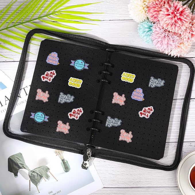 Pin Display Bag Enamel Pin Trading Book Collection Holder, Board - Image 6