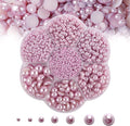 5600PCS Half Round Pearls Flatback Imitation Pearls by MLGDA