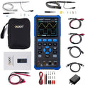 HDS2202S Oscilloscope, 200MHz Bandwidth Oscilloscope Multimeter, 3 in 1 Function Dual Channel Oscillograph with Waveform Generator, 3.5" High Resolution LCD