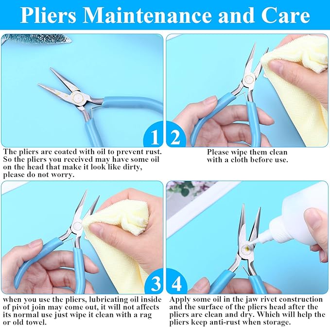 Shynek 3pcs Jewelry Making Plier Tools - Image 2