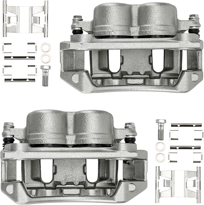 Torchbeam Front Brake Calipers Set for Ford F-150 1996-2003, Ford F-150 Heritage 2004, Front Left and Front Right Calipers Replace # 18B4634+18B4635