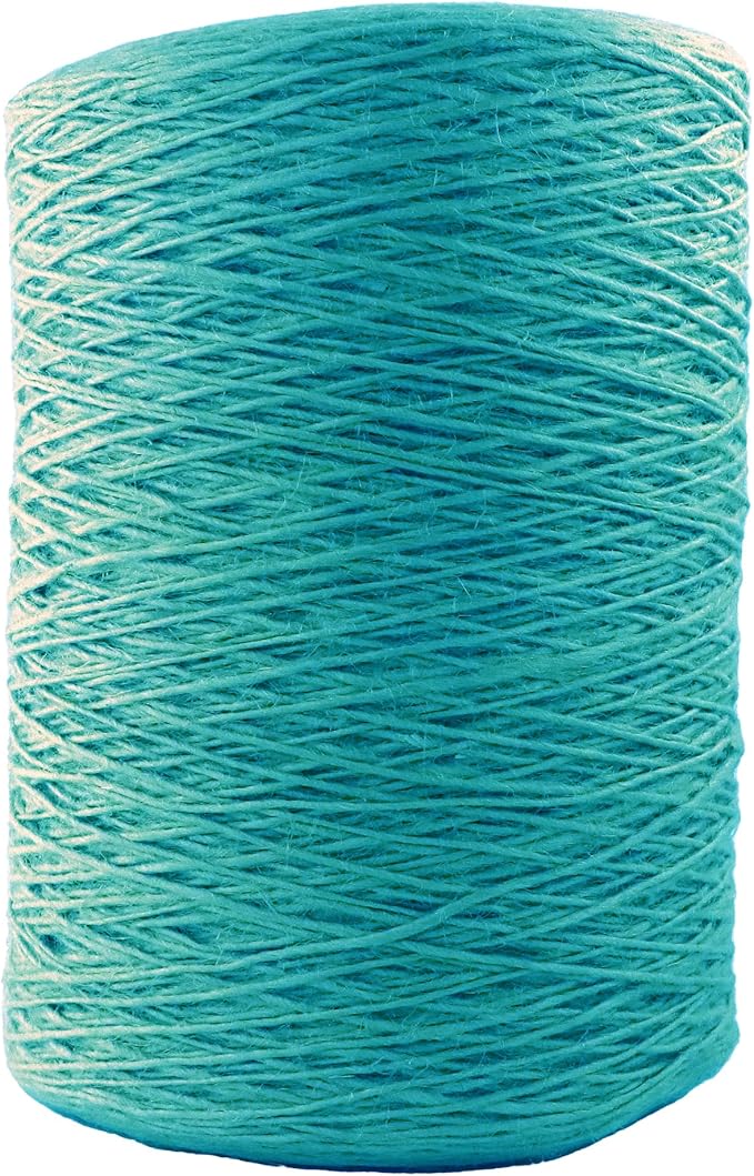1mm x 2500 Feet Blue Jute Rope, Twine for Gardening Tomato Climbing Plant Tie Floristry Crafts Gift Wrapping Packing Decor