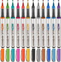 Metallic Acrylic Paint Markers, Fabric Paint, DIY Crafts by YWPXSN
