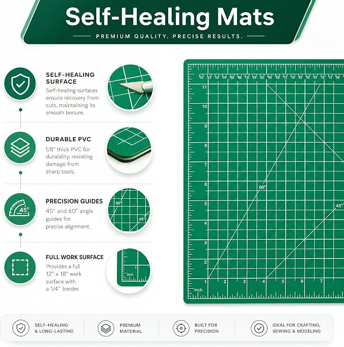 Self Healing Cutting Mat 11x17 Inch - Image 5
