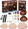CBHGFEA Leather Tooling Kit Leather Tray Kit by CBHGFEA
