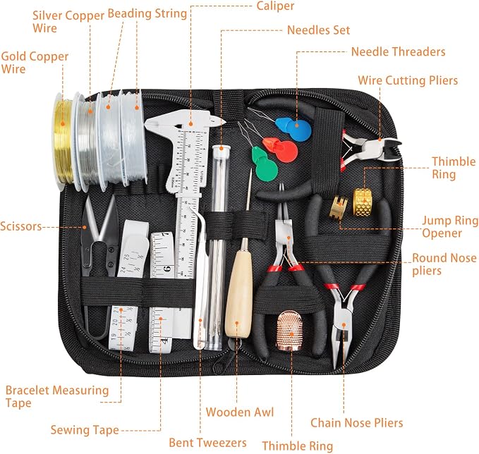GTAAOY Jewelry Making Supplies Kit, Repair Tools - Image 2