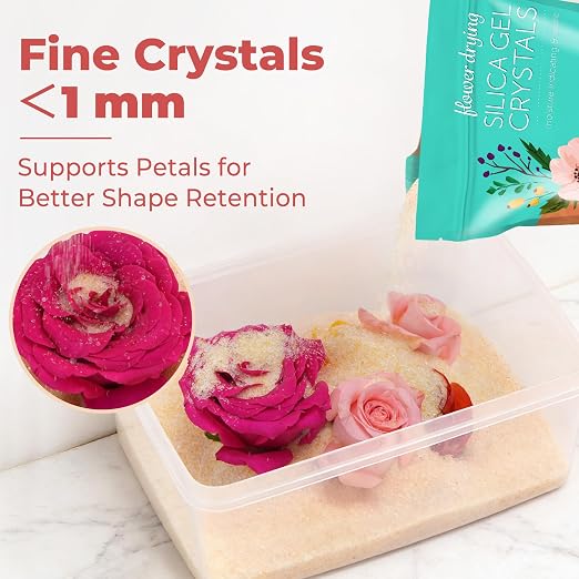 LotFancy 2.5 LBS Silica Gel Flower Drying, Reusable Color Indicating Silica - Image 3