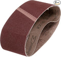 HARFINGTON 3 x 21 Inch Sanding Belts, 2 Pcs 150 Grits Aluminum Oxide Abrasive Belt Sander File Belt for Woodworking, Metal Polishing, Knife Sharpener