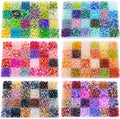 XSEINO About 7200+ pcs 6mm Glass Beads Bracelet Making Kit, 144 Assorted by XSEINOiscreating%EF%BC%81
