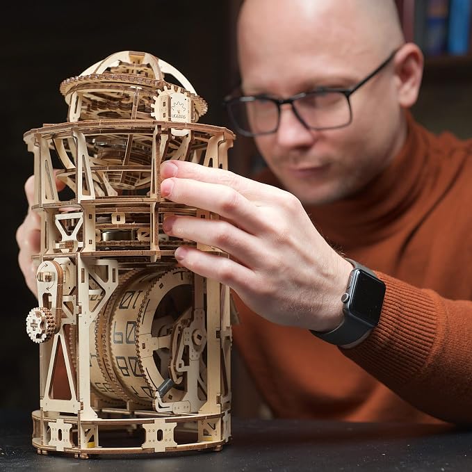 UGEARS Astronomer Table Clock - Image 9