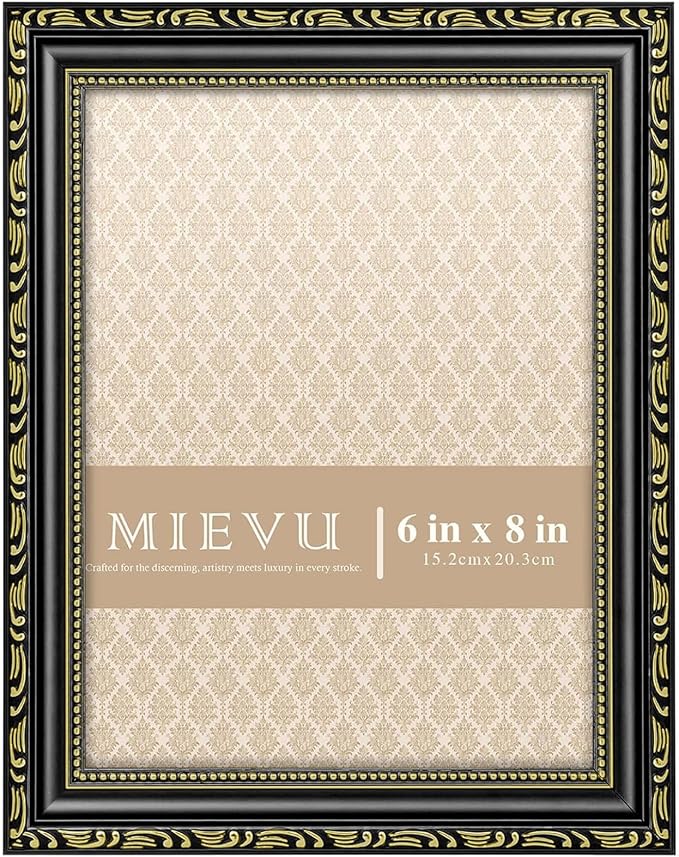 6×8 Picture Frame Gold by MIEVU