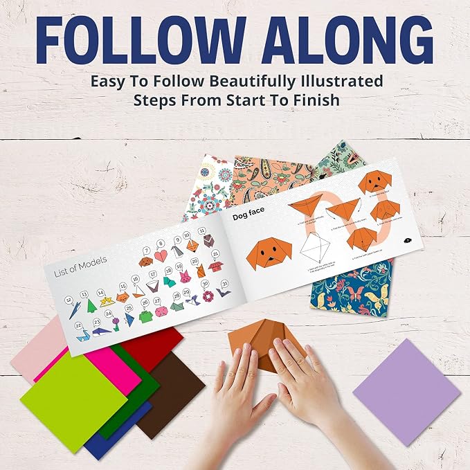 Origami Paper | 350 Origami Paper Kit | Set Includes - Image 4