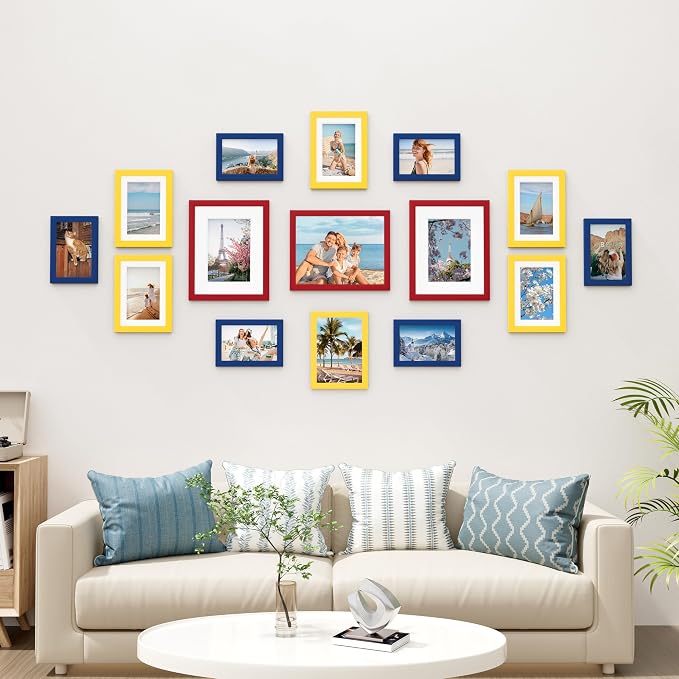 Vittanly 15 Pack Picture Frames Collage Wall Decor, Gallery Frame Set - Image 2