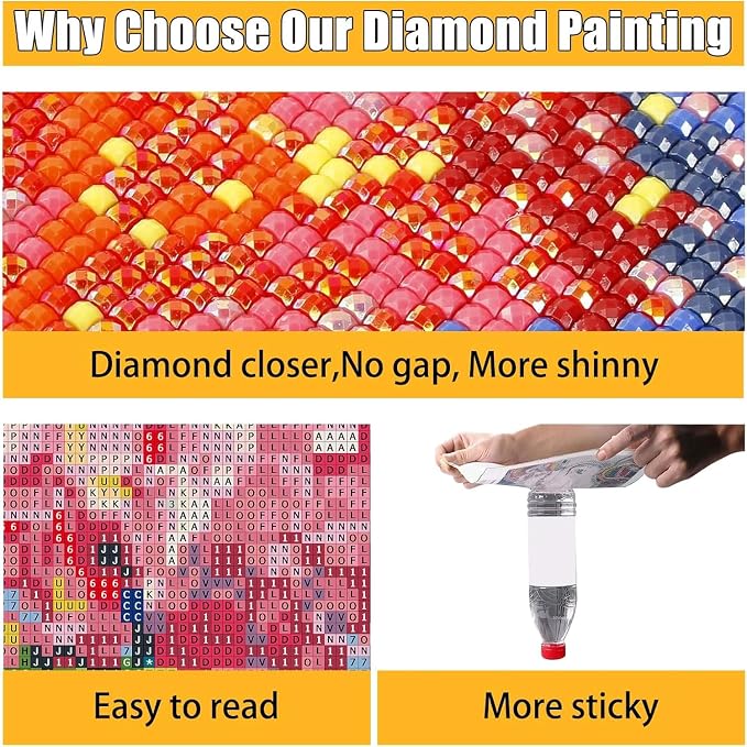 RYMILIE Vintage Flower Square Drill Diamond Art Painting Kits - Image 6