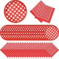 Zhehao 120 Pcs Disposable Paper Plates and Napkins Bulk Birthday Party by Zhehao