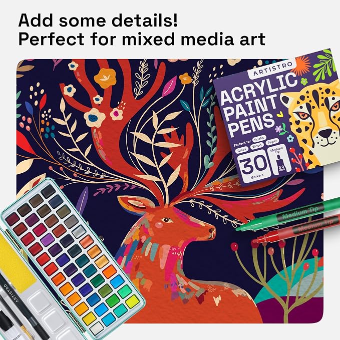 ARTISTRO 30 Fabric Markers - Image 6
