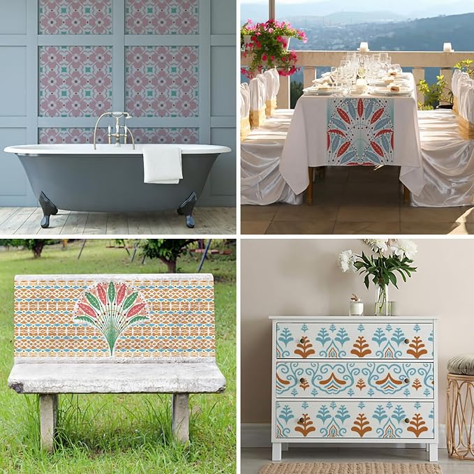 Wall Stencils for Painting Large Pattern, Exquisite Mandala Designs for Wall - Image 3
