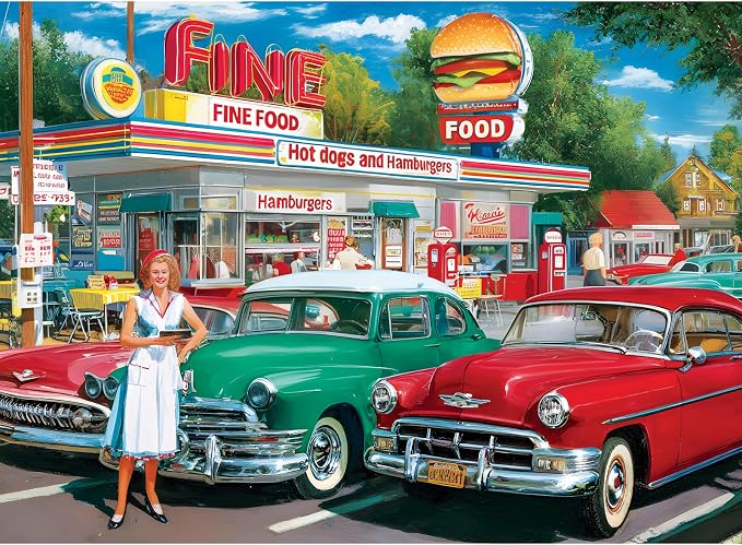 500 Pieces Jigsaw Puzzles, Retro Style 500 piece Puzzles by Unknown
