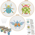 Louise Maelys Beetle Embroidery Kit by LouiseMaelys