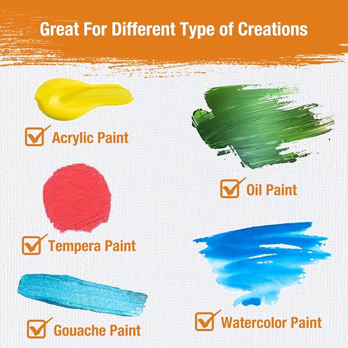 Canvas Boards for Painting 9x12 Inch, Watercolor - Image 3