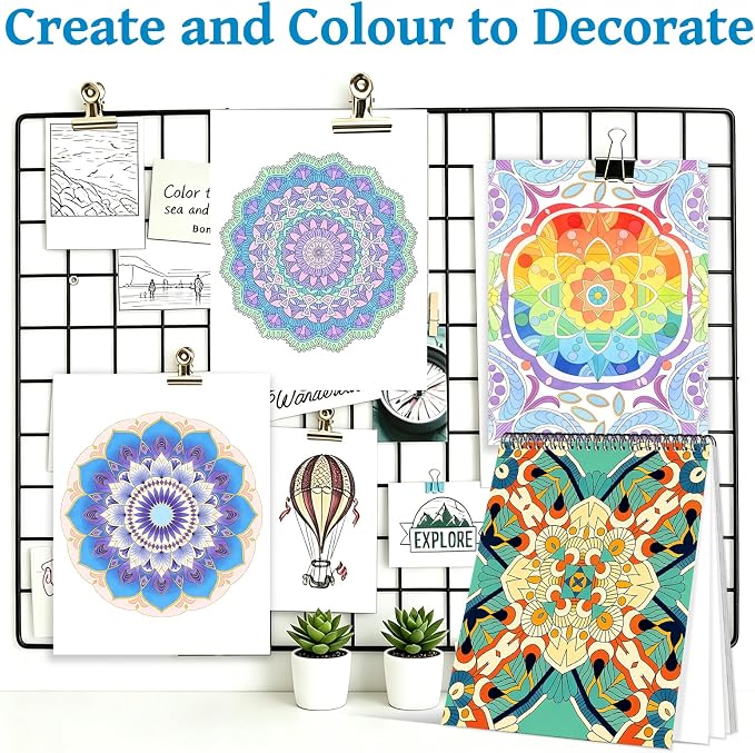Kalysky Mandala Adult Coloring Book Set - Image 6