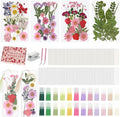 440 Pcs Pressed Flower Bookmark Kit, Handmade Craft by Unknown