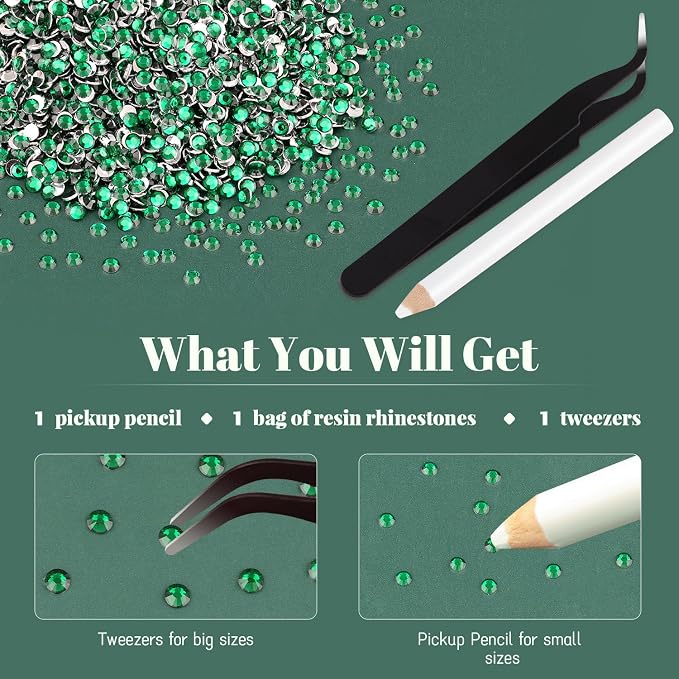 12000PCS 2mm Resin Rhinestones Bulk - Image 7