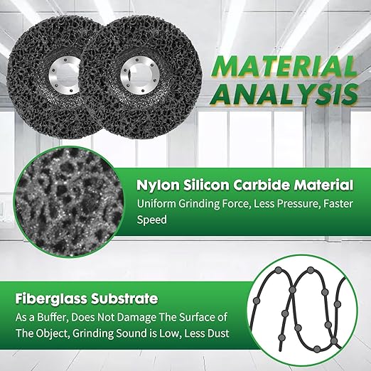 5 Pack Strip Discs Rust Remover Wheel Stripping Wheel for Paint Strip Wheel Poly Abrasive Wheel Discs Rust, Oxidation, Paint Remover-Purple (4-1/2'' x 7/8''-5B)
