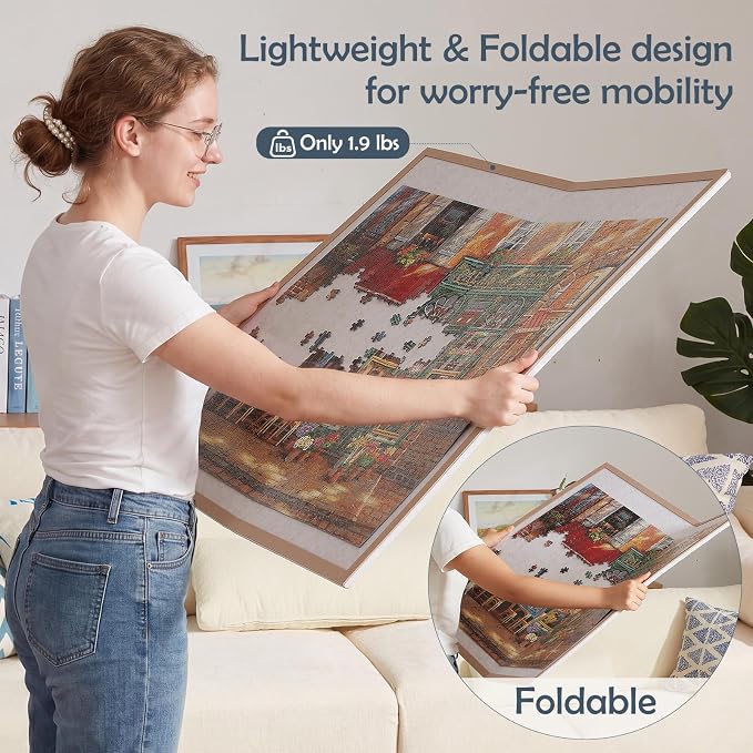 Jigsaw Puzzle Board for 1500 Pieces, Foldable Puzzle Board - Image 5
