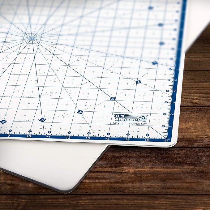 U.S. Art Supply 18" x 18" Self-Healing Cutting Mat 7-Ply - Image 6