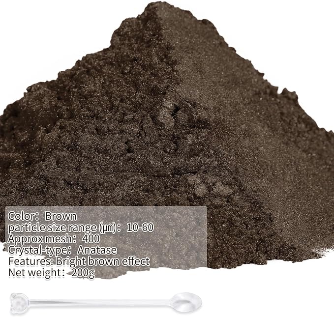 Mica Powder, 7.05OZ（200g）, Epoxy Resin, Candle Making, Bath Bombs - Image 2